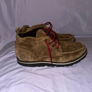 Cole Haan Men's Chukka Boots - Tan with Red Laces